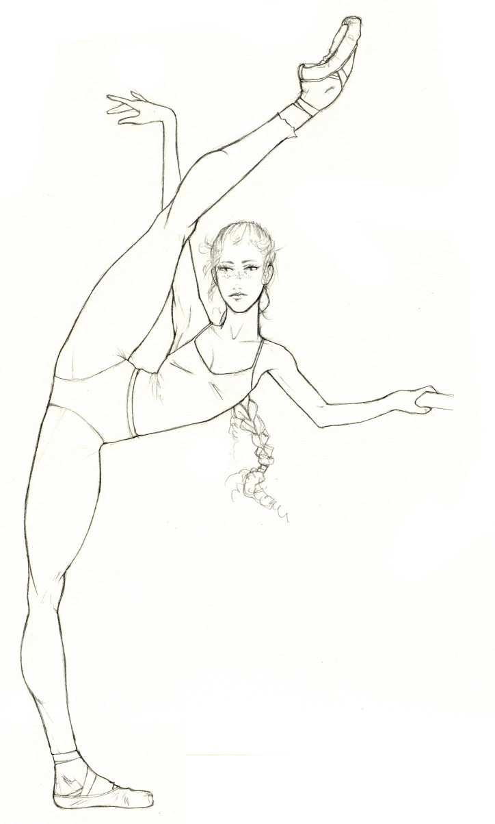 dance positions coloring pages - photo #21